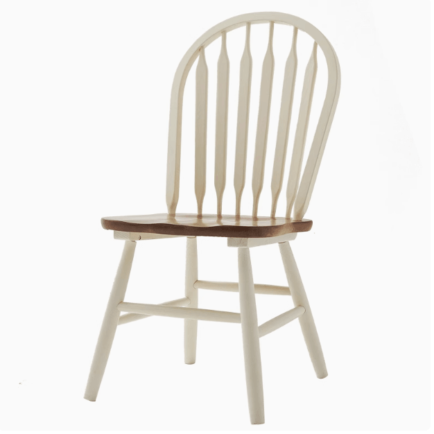 Oak Wood Windsor Back Side Chair for Home - Set of 2 - Image 13