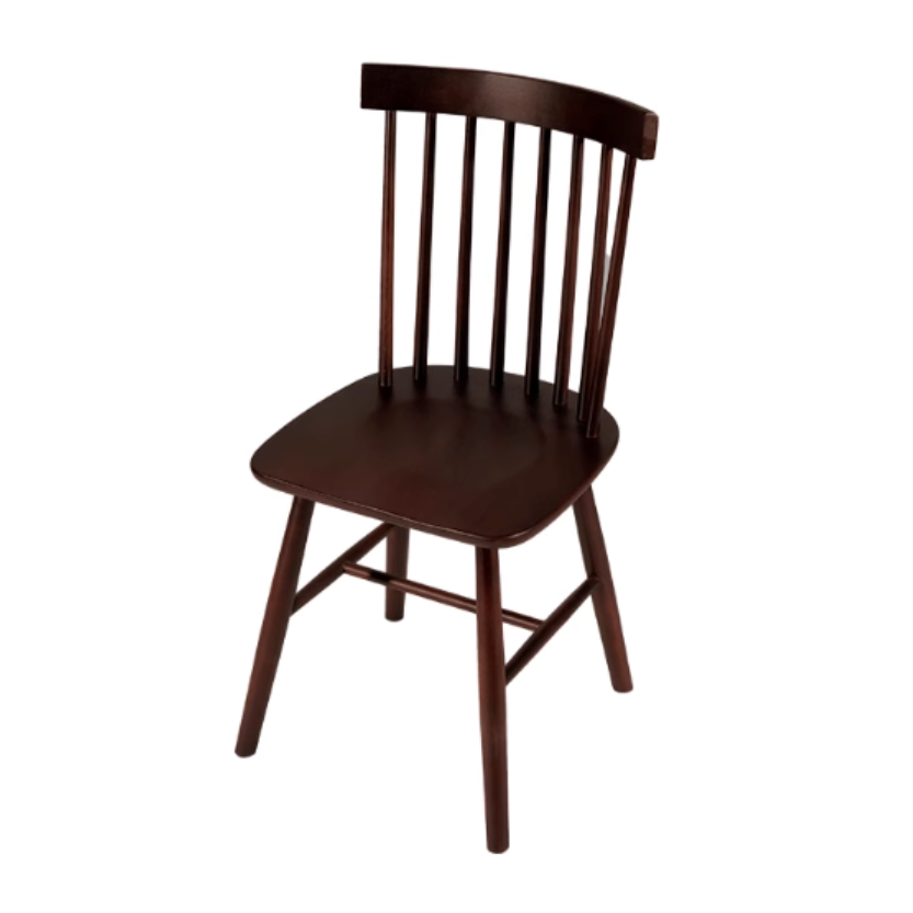 High Back Wood Modern Dining Chair, Windsor Chair - Image 7