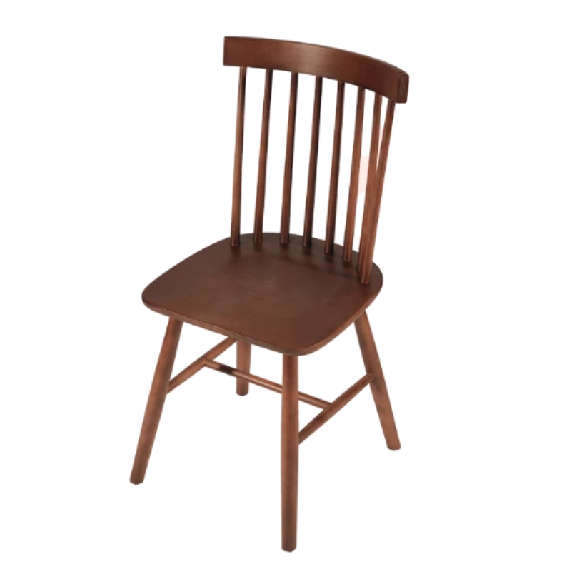 High Back Wood Modern Dining Chair, Windsor Chair - Image 8