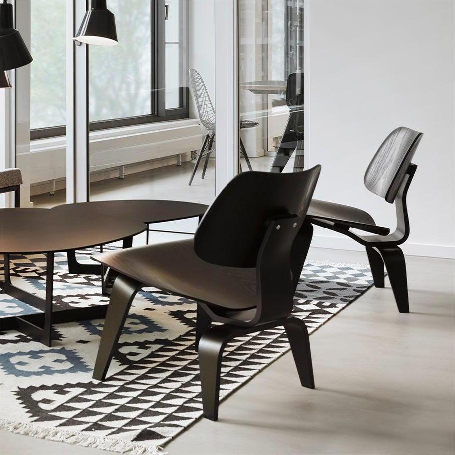 Lounge Solid Wood Lounge Chair Modern Luxury Minimalist Unique Accent Chair - Image 4